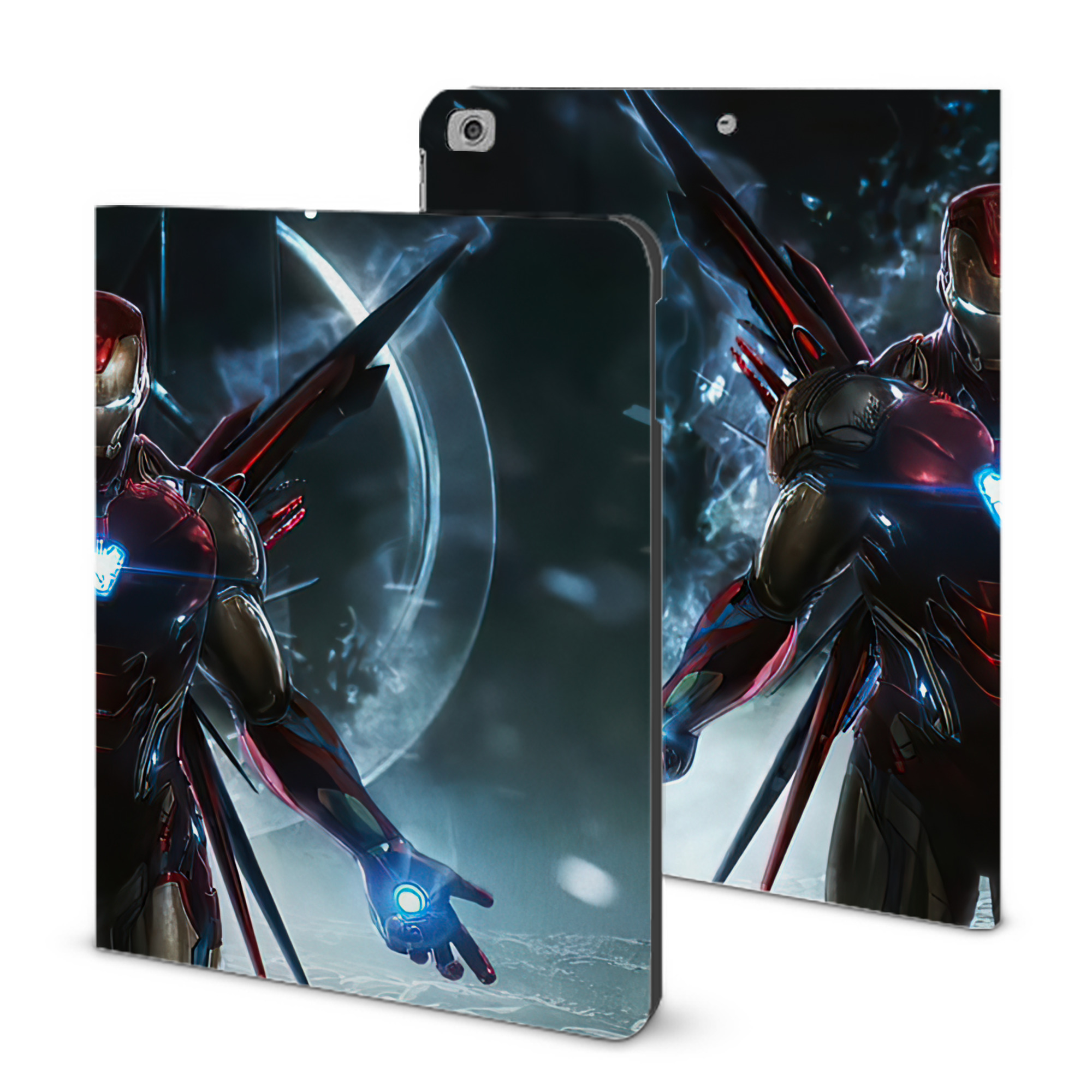 （画像用） アベンジャーズ The Avengers IPad ケース ブック型 PUレザー TPU 耐衝撃 軽量 薄型 ペン収納なし 全面保護 IPad 各モデル対応